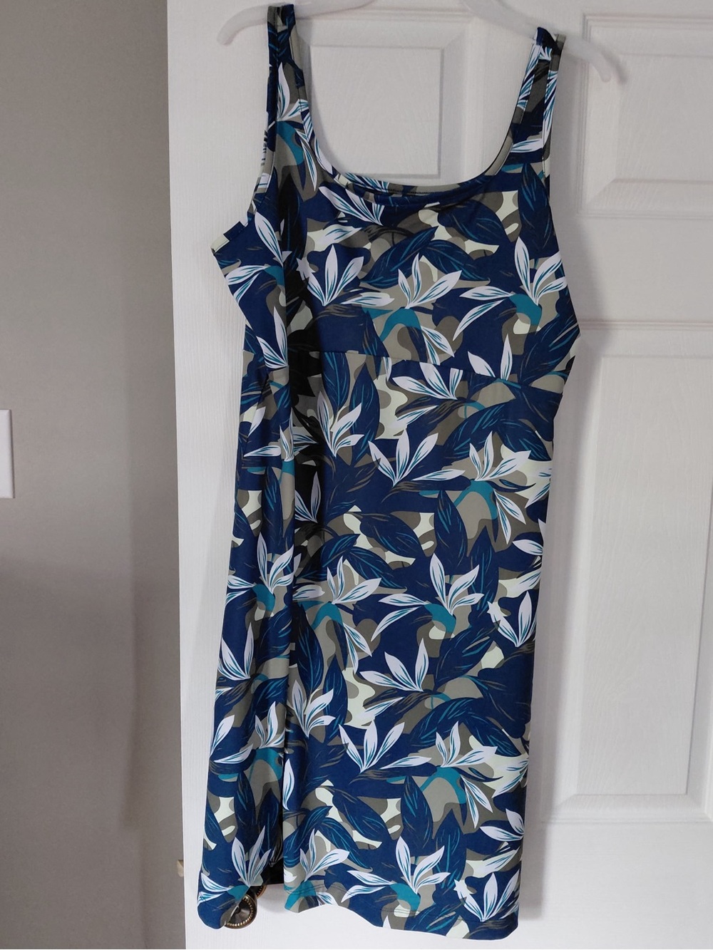 Columbia Navy Blue Floral Mini Dress
